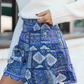 Through The Garden Blue Bandana Skort