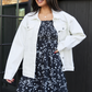 Masie White Boyfriend Denim Jacket