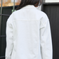 Masie White Boyfriend Denim Jacket