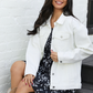 Masie White Boyfriend Denim Jacket