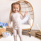 Tiny Tulips 2-Piece Bamboo Pajamas