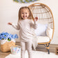 Tiny Tulips 2-Piece Bamboo Pajamas