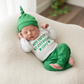 My First St Patricks Day Green Legging Bodysuit & Hat Set