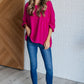 Pink Thoughts Chenille Blouse