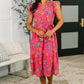 Polished and Pretty Waist Tie Tea Dress