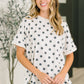 Pretty in Polka Oversized Drop Shoulder Tee
