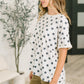 Pretty in Polka Oversized Drop Shoulder Tee