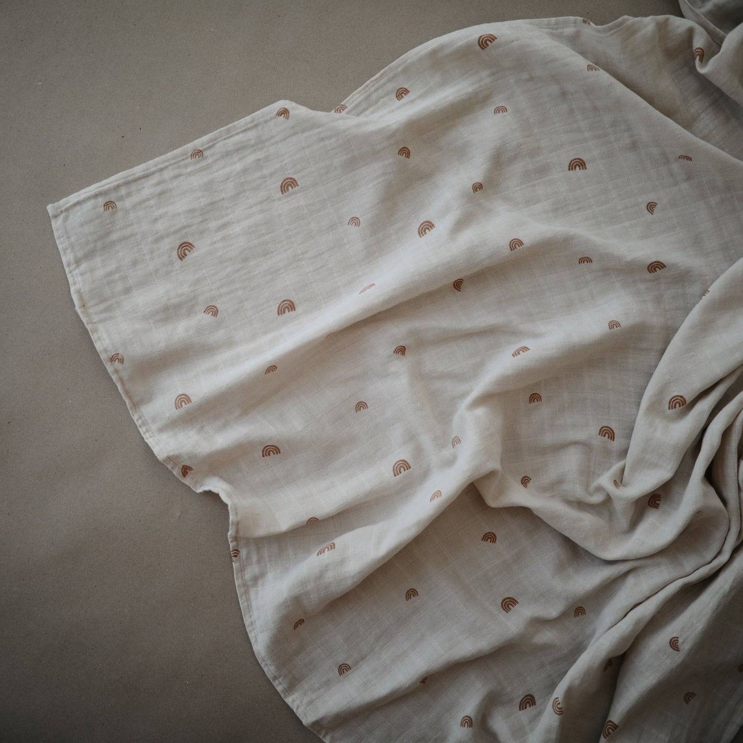 Organic Cotton Muslin Swaddle Blanket- Multiple Color Options