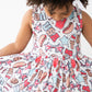 Red, White & BBQ Tank Twirl Dress