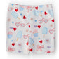 Red, White & Sweet Twirl Shorts