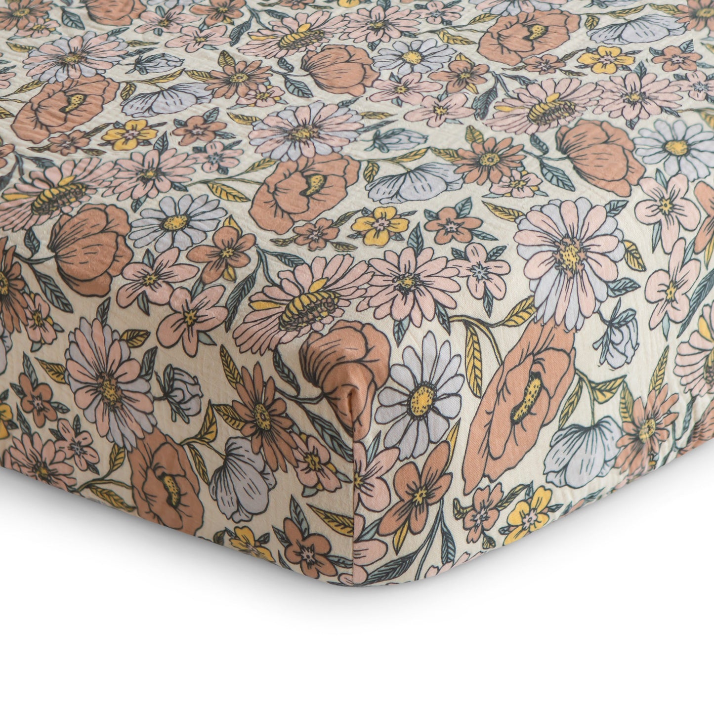 Extra Soft Muslin Crib Sheet- Multiple Color Options