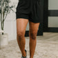 Rile Me Up High Waisted Shorts in Black