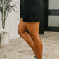 Rile Me Up High Waisted Shorts in Black
