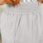 Rile Me Up High Waisted Shorts in Light Grey