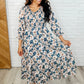 Ruffles and Romance V-Neck Dress