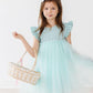 Sage Shimmer Tutu Dress