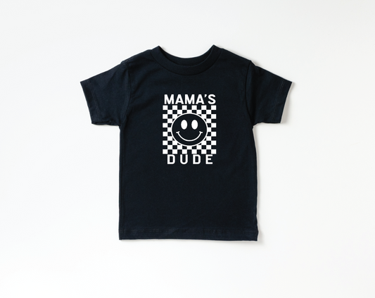Mama's Dude Checkered Tee- 3 Colors