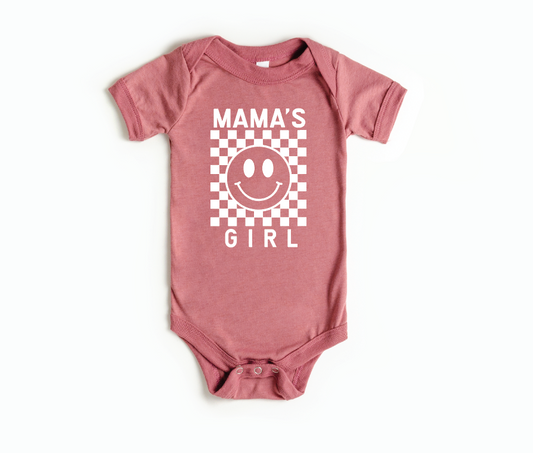 Mama's Girl Checkered Onesie-2 Colors