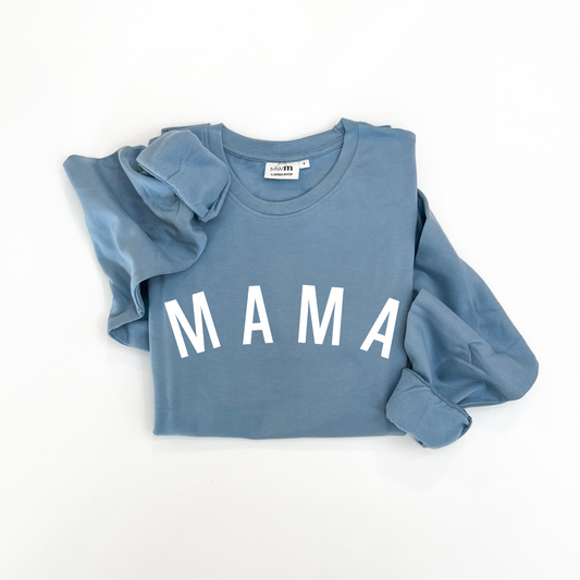 Mama Curved Adult Crewneck- 2 Colors