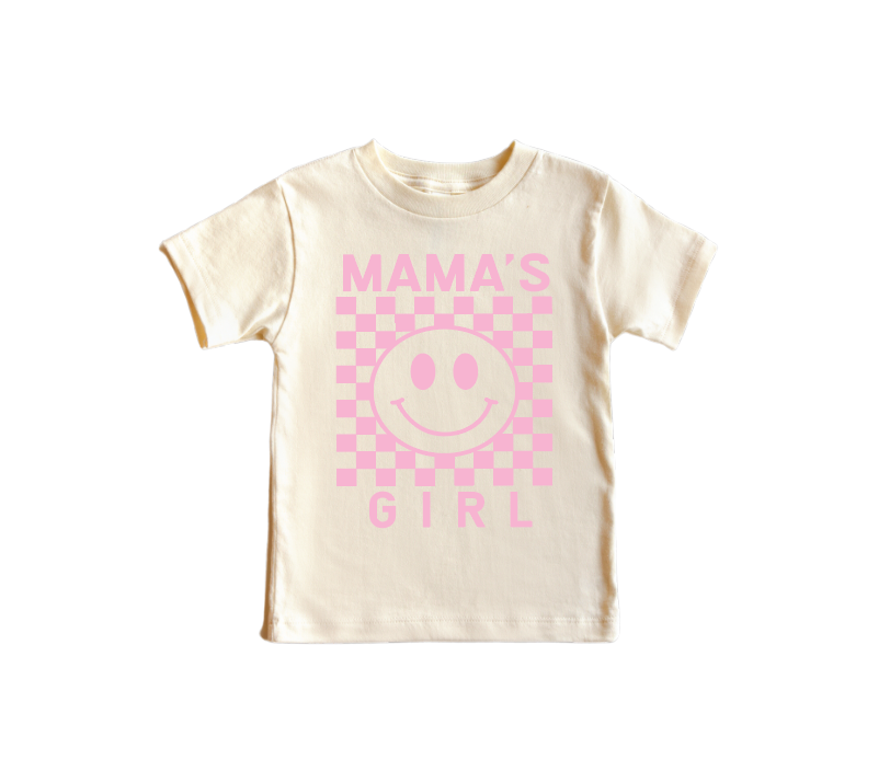 Mama's Girl Checkered Tee- 5 Colors