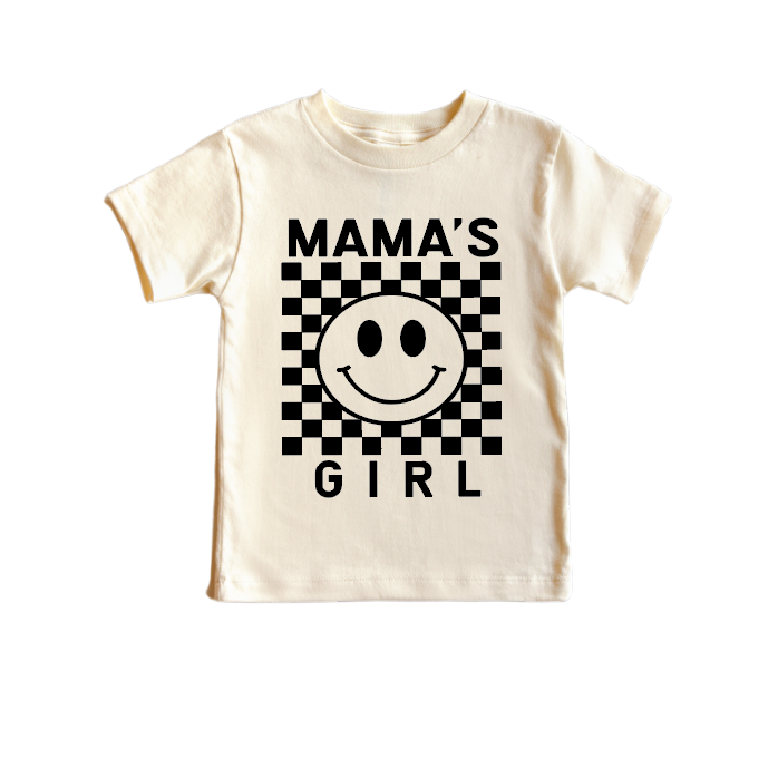 Mama's Girl Checkered Tee- 5 Colors