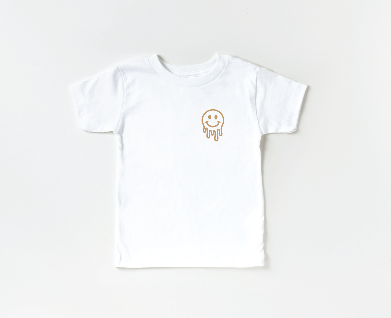 Drippy Smiley Pocket Style Tee- 2 Colors.