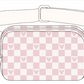 Pink Checkered Magical Belt Bag