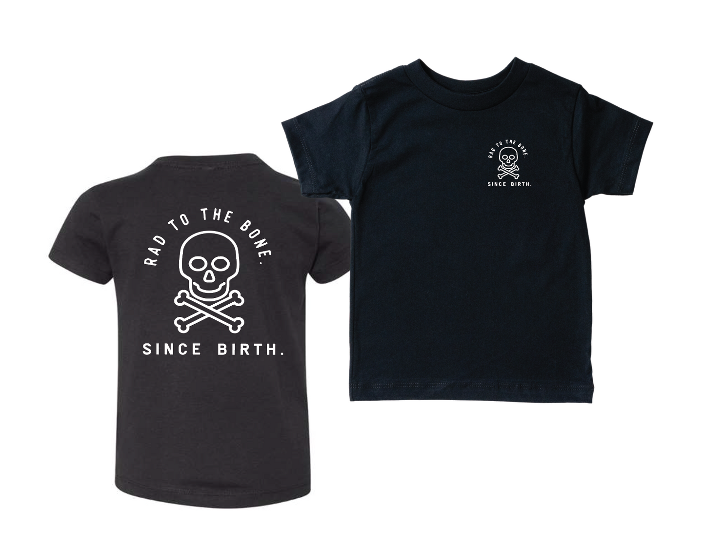 Rad to the Bone Pocket Style Tee- 3 Colors