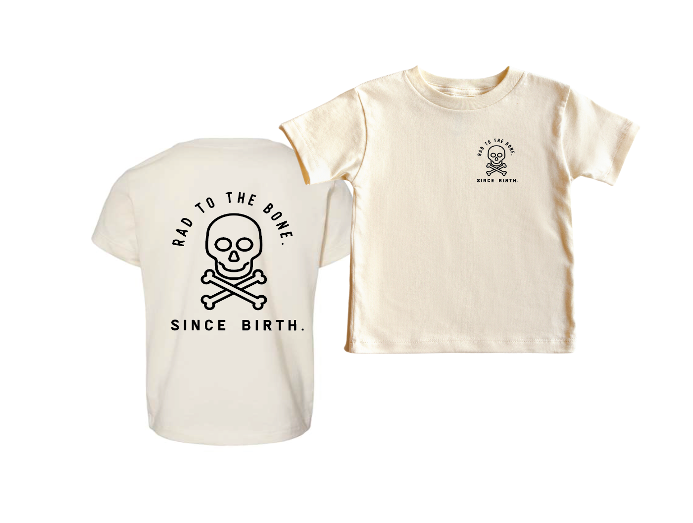 Rad to the Bone Pocket Style Tee- 3 Colors