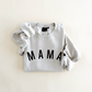 Mama Curved Print Comfort Crewneck