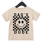 Dad's Dude Checkered Tee- 4 Colors
