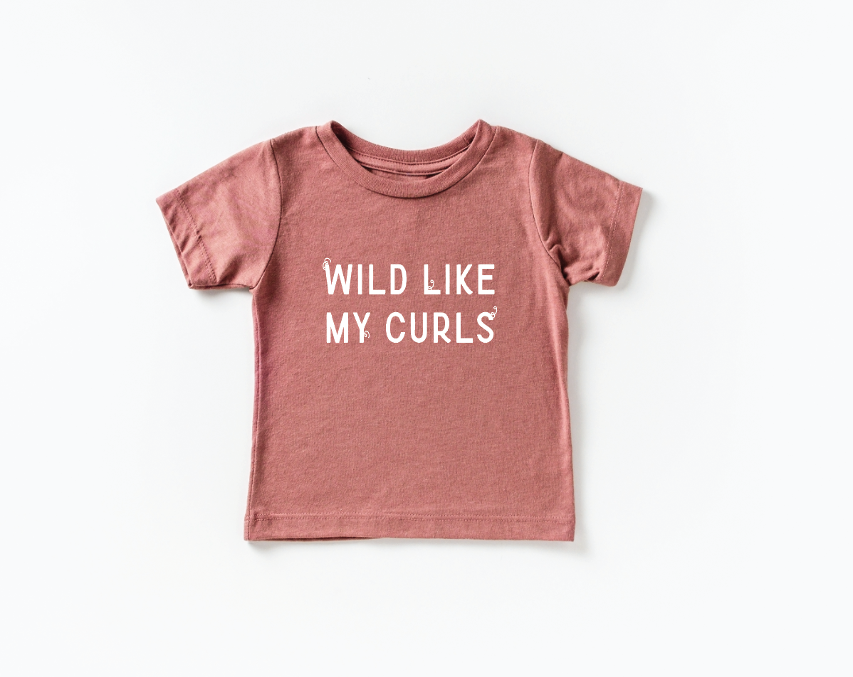 Wild Like My Curls Tee- 6 Colors