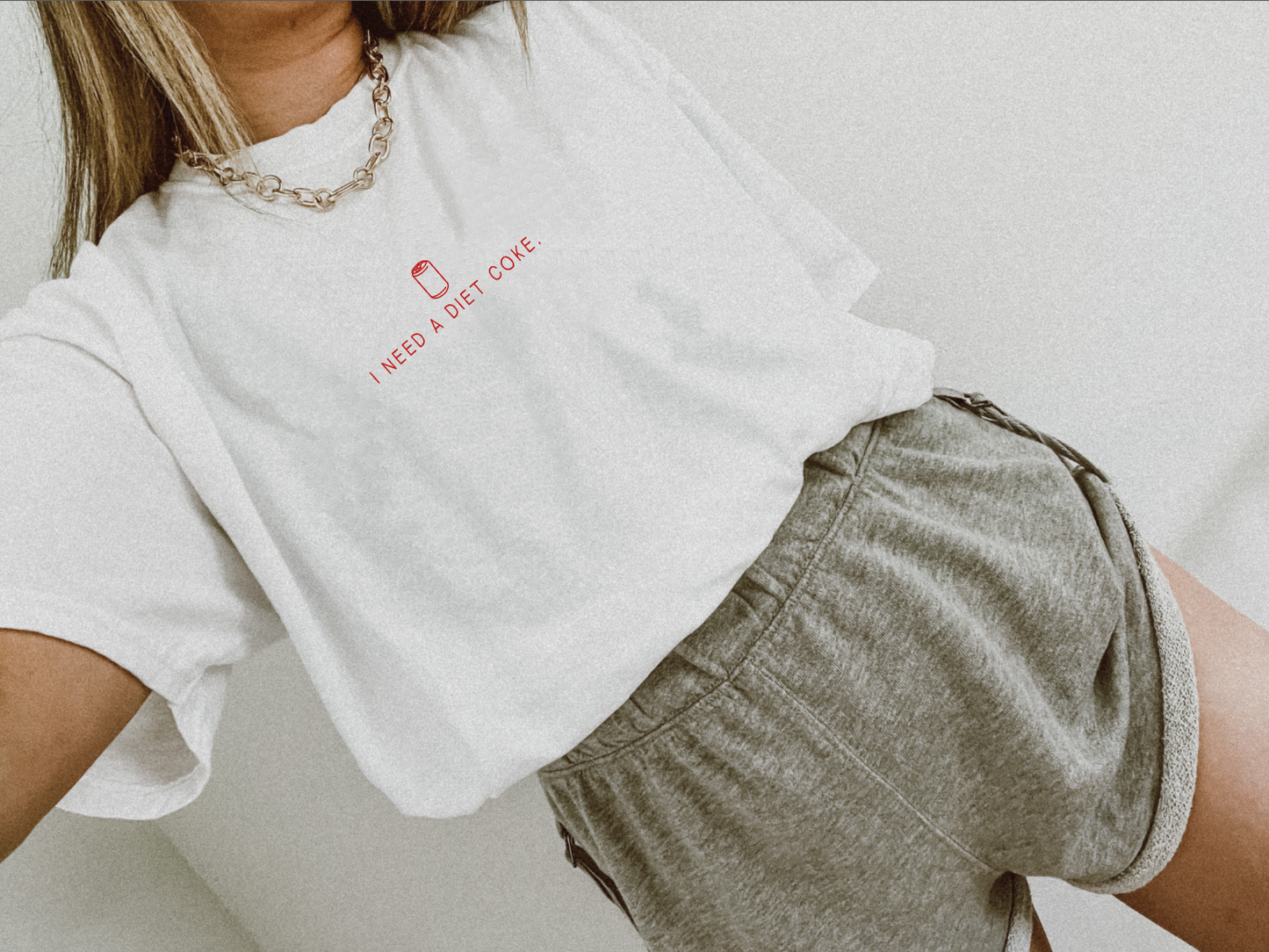 "I need a Diet Coke" Tee or Sweatshirt- 2 Colros