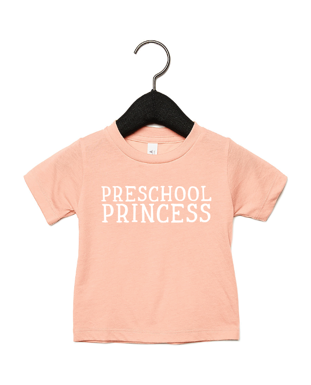 Preschool Princess Back to School Tee- 2 Colors