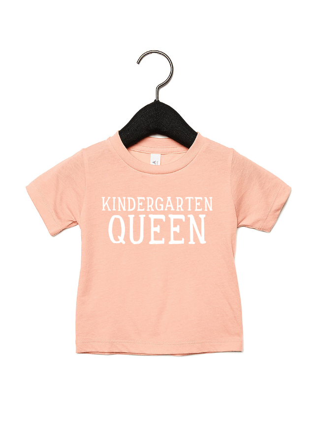 Kindergarten Queen Back to School Tee- 2 Colors
