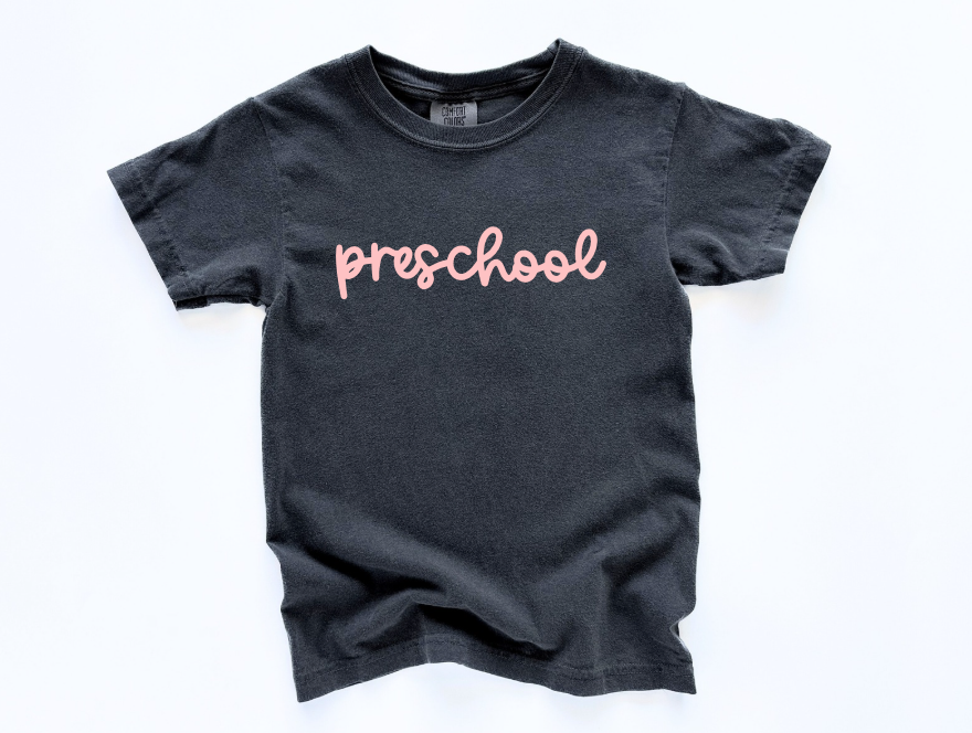 Preschool Girly Tee- 3 Colors
