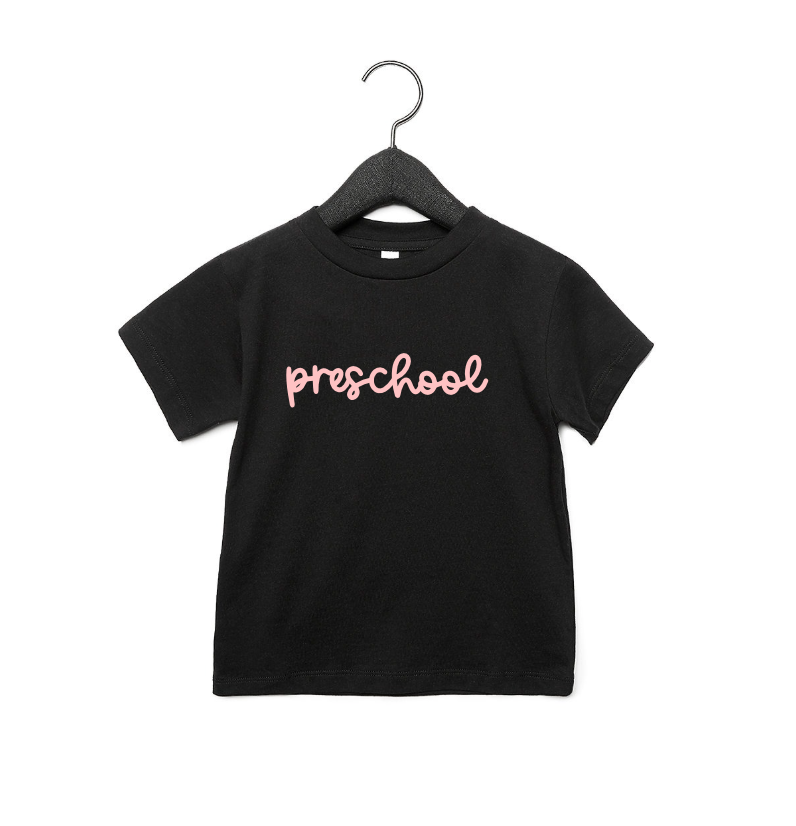 Preschool Girly Tee- 3 Colors