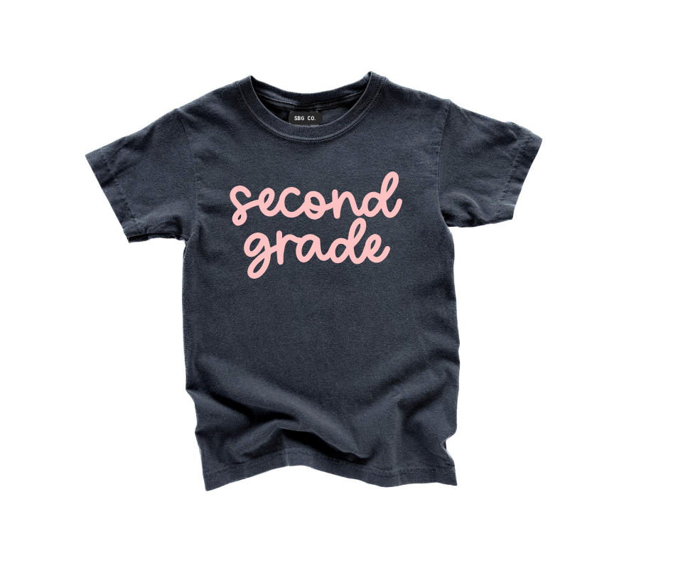 Second Grade Girly Tee- 3 Colors