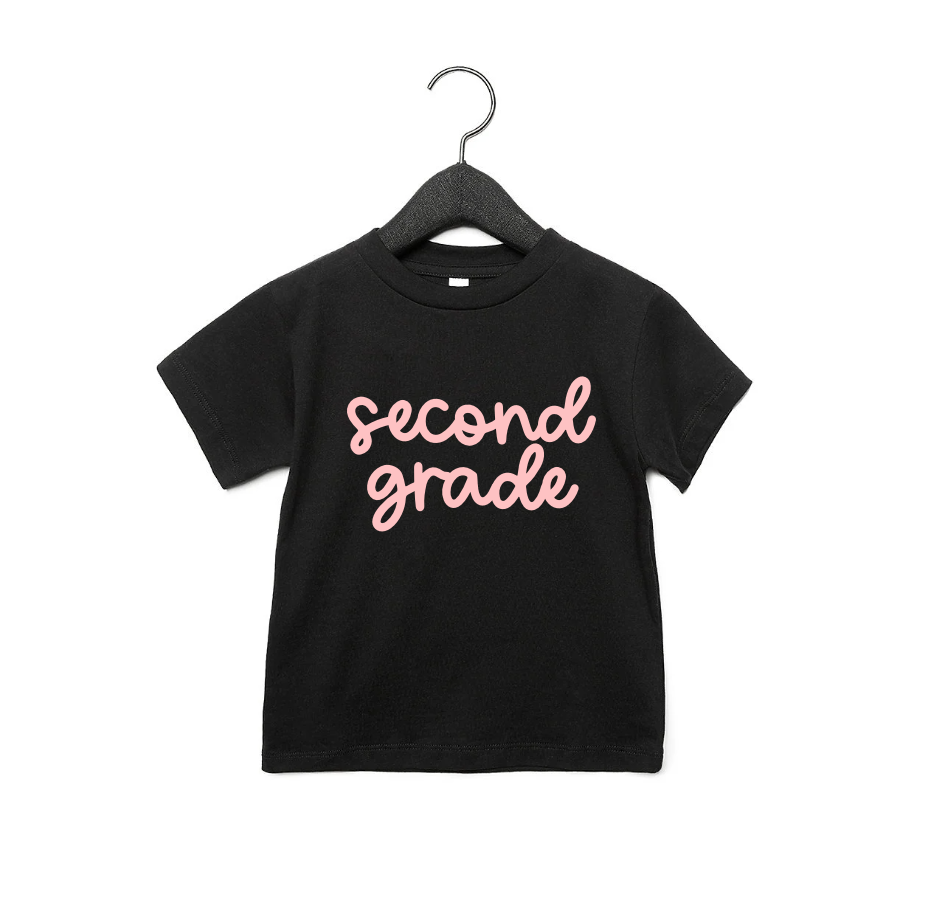 Second Grade Girly Tee- 3 Colors