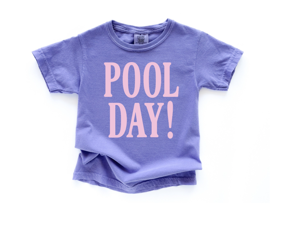 Pool Day! Girls Tee- 8 Colors