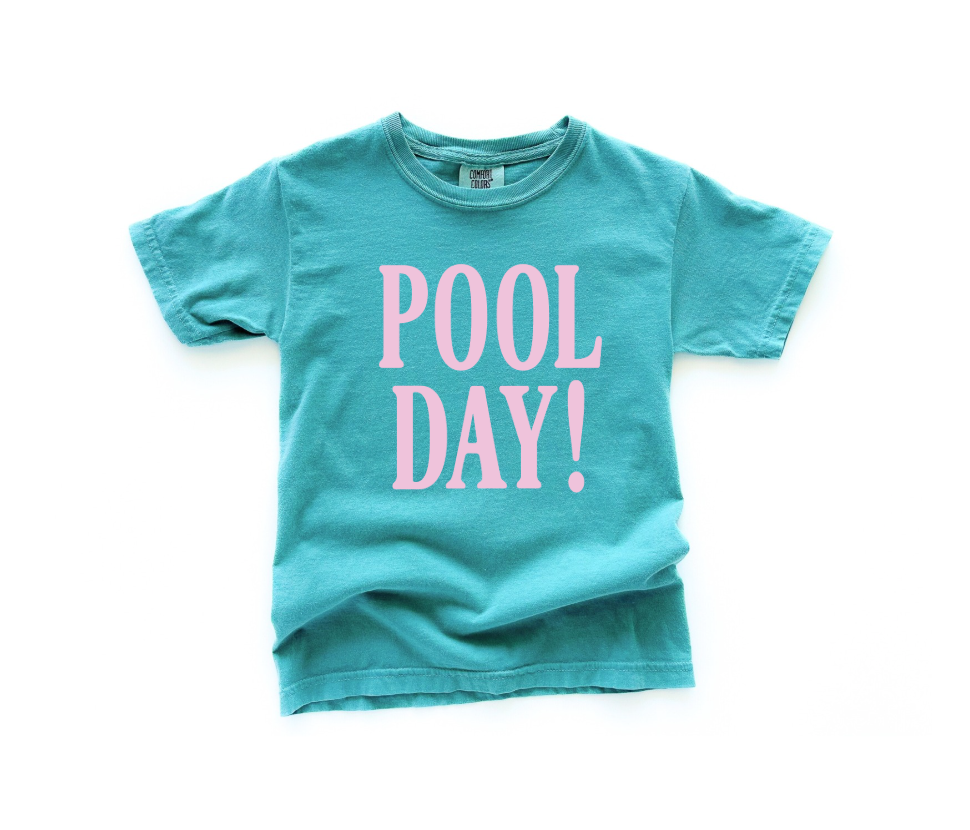 Pool Day! Girls Tee- 8 Colors