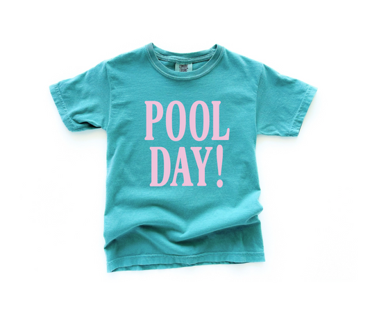 Pool Day! Girls Tee- 8 Colors