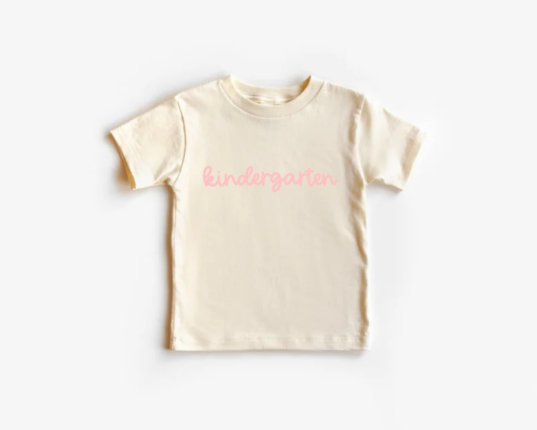 Kindergarten Girly Tee- 5 Colors