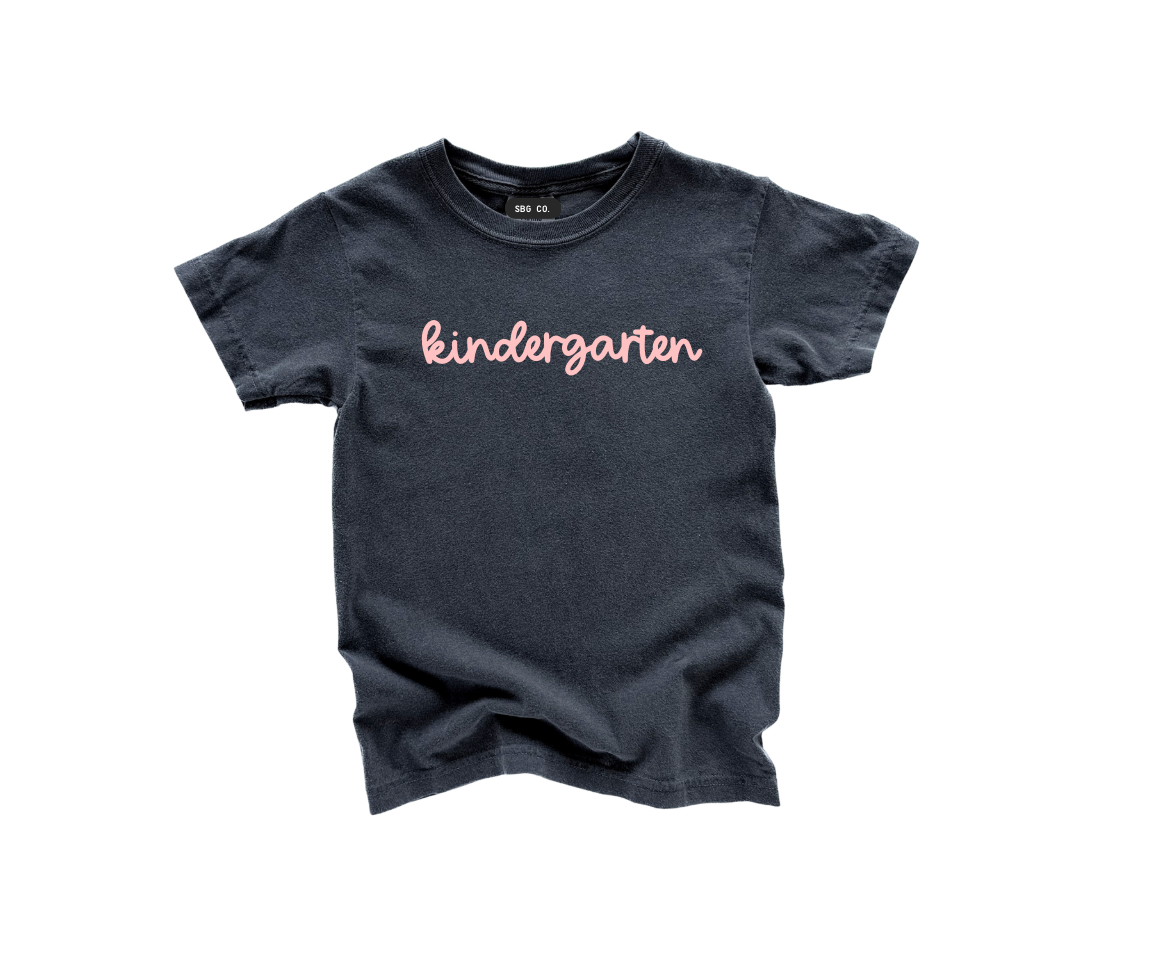 Kindergarten Girly Tee- 5 Colors