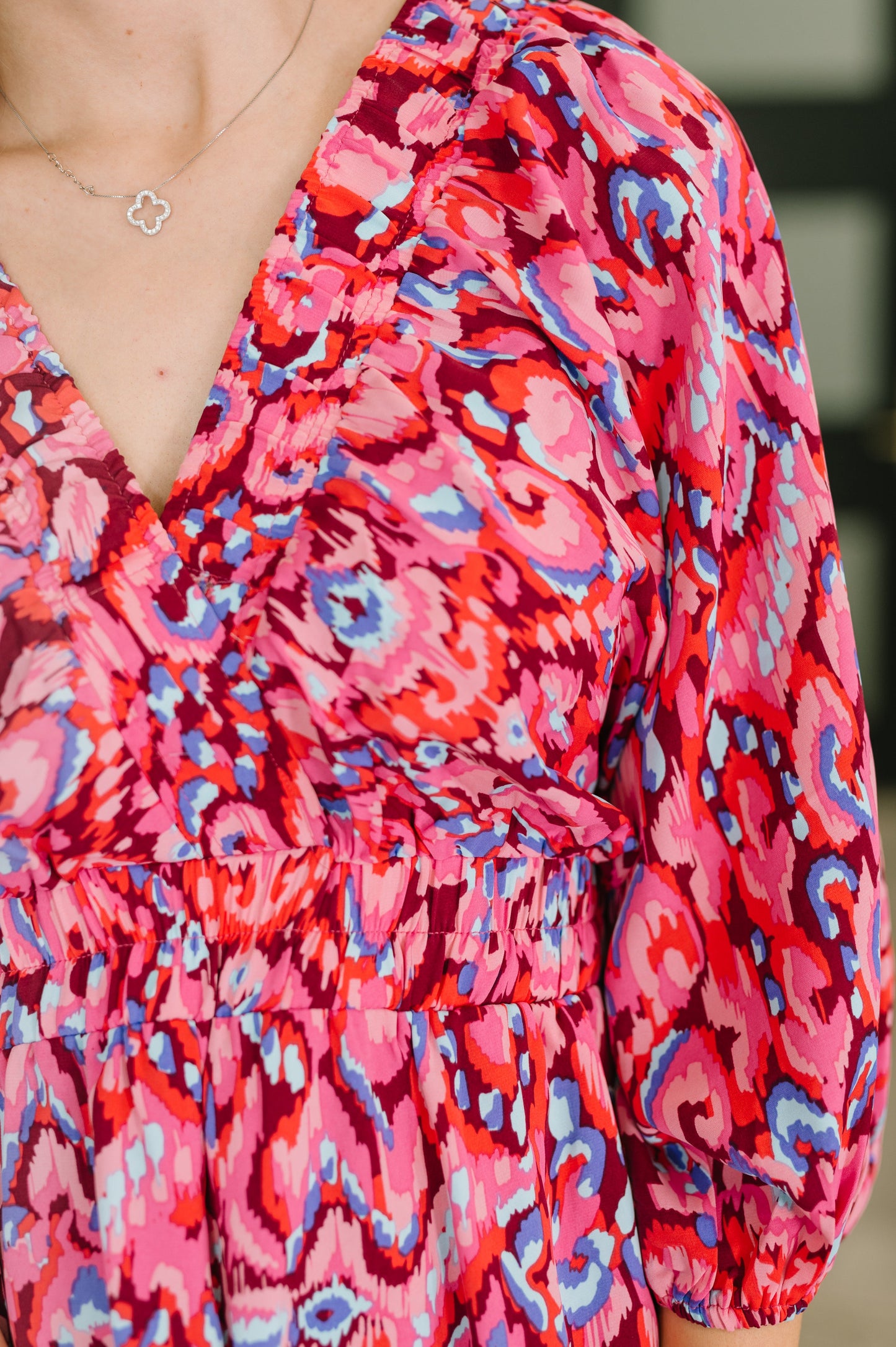 It's Vacay Time Abstract Print Romper