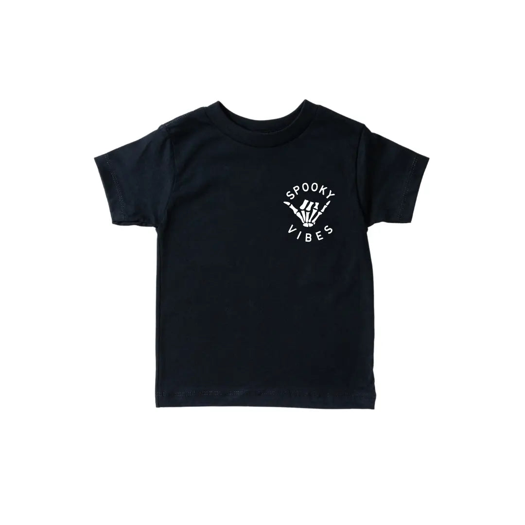 Spooky Vibes Pocket Tee- 2 Colors
