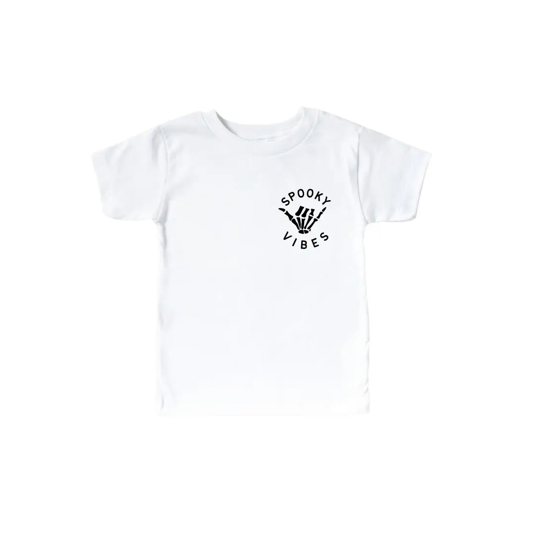 Spooky Vibes Pocket Tee- 2 Colors