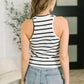Start to Finished Ribbed Halter Tank