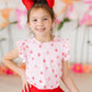 Sweet Strawberries Short Sleeve Ruffle Tee