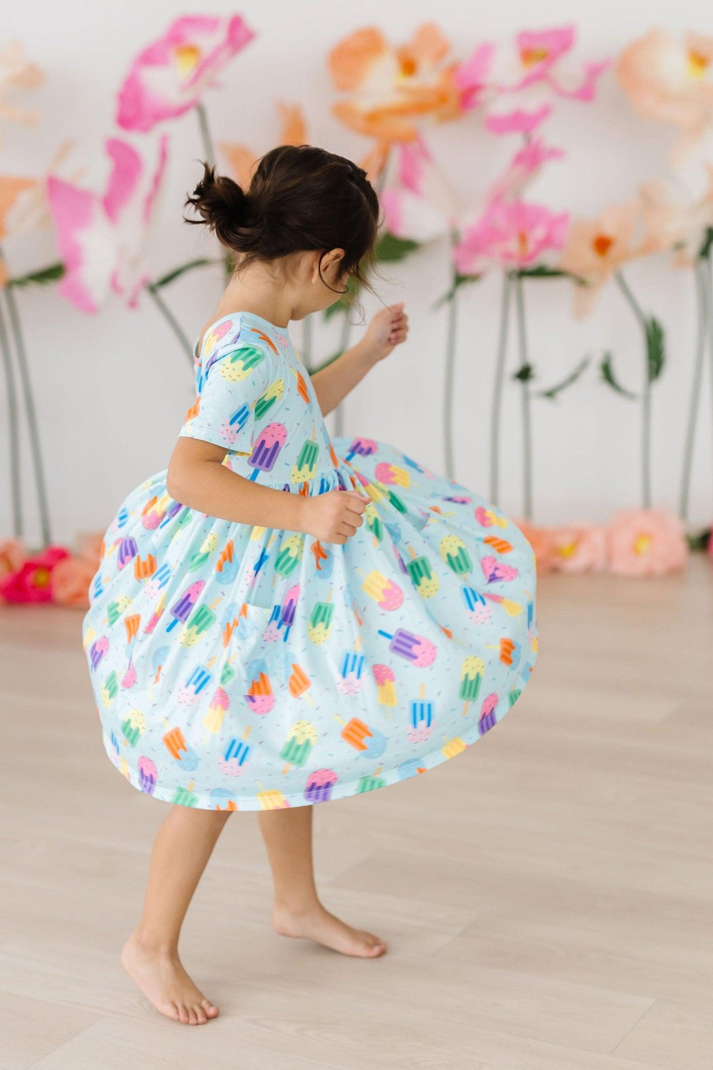Sweet Treat Short Sleeve Pocket Twirl Dress
